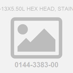 Screw .500-13X5.50L Hex Head, Stainless Steel